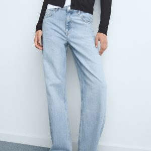 Danila high-waisted wide-leg jeans