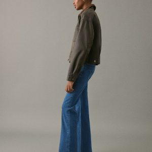 Flared jeans with stars