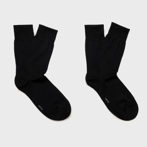 Pack of 2 long cotton socks