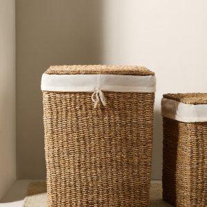 Medium seagrass clothes basket