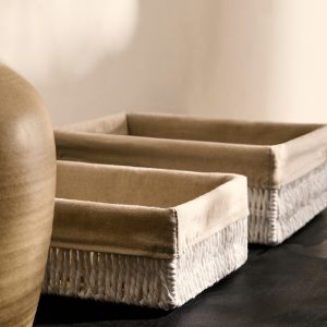 Medium rectangular paper basket