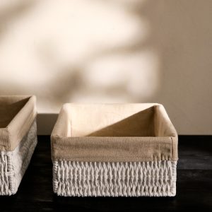 Large rectangular paper basket