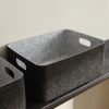 Large felt box with handles
