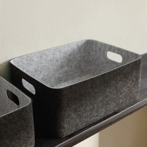 Large felt box with handles