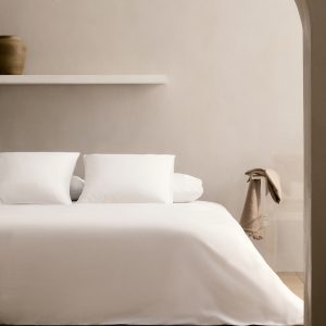 500-thread cotton percale duvet cover for 90 cm bed