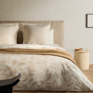 200-thread count percale cotton floral-print duvet cover for 90 cm bed