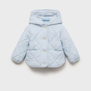 Hood puffer coat