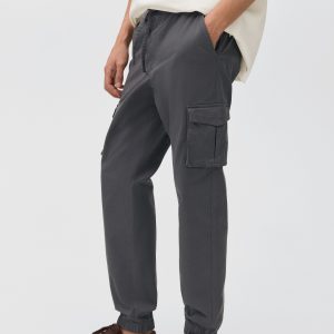 Cargo joggers with drawstring