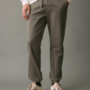 Elastic waist joggers