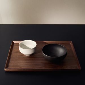 Large solid wood decorative tray