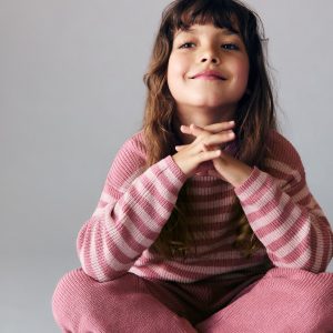 Buttons detail knit sweater