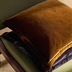 Silk velvet cushion cover 45x45 cm