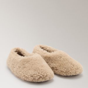 Wool ballet flats