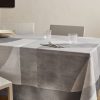 Cotton tablecloth with geometric print for 6 to 8 diners