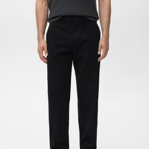 Regular fit cotton jeans