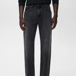 Moby straight-fit dark-wash jeans