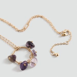 Stones pendant necklace