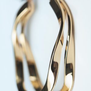 Twisted hoop earrings