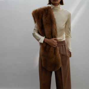 100% wool pants with elastic waist