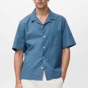 100% cotton denim shirt