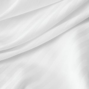 Cotton striped mattress protector for 160 cm bed