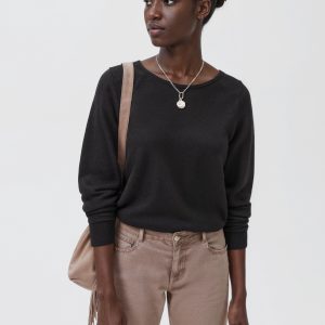 Sweater with open back