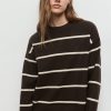 Knit striped sweater
