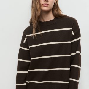 Knit striped sweater