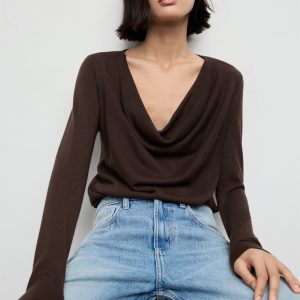 Cowl neck sweater