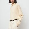 Cable-knit turtleneck sweater