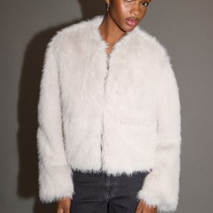 Fur-effect coat