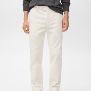 Regular fit corduroy cotton pants