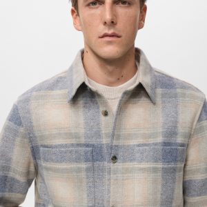 Check flannel overshirt