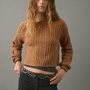 Chunky-knit sweater