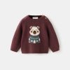 Chunky-knit bear sweater