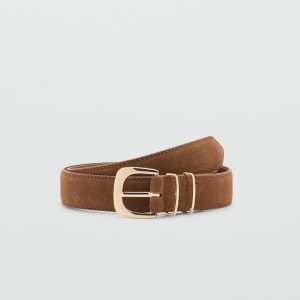 Suede belt