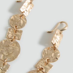 Geometric pendant earrings