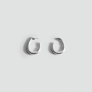 Twisted hoop earrings