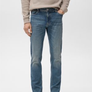 Jan slim-fit faded medium-wash Jeans