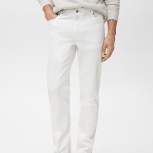 Slim fit white Jan jeans