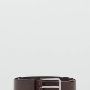 Buckle leather belt