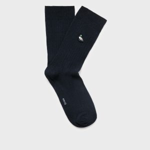 Embroidered cotton socks