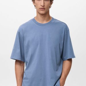 T-shirt with printed patch