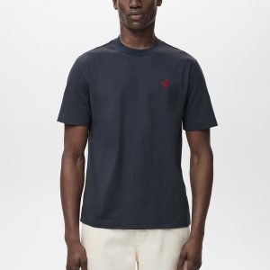 100% cotton t-shirt with embroidered detail