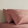 Percale cotton floral-print pillowcase 50x75 cm