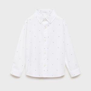 Printed Oxford shirt