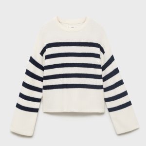 Knit striped sweater