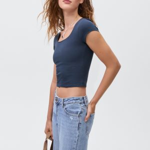 Fitted cotton t-shirt