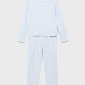Long ribbed pyjama