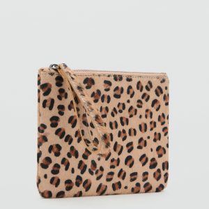 Leopard-print purse